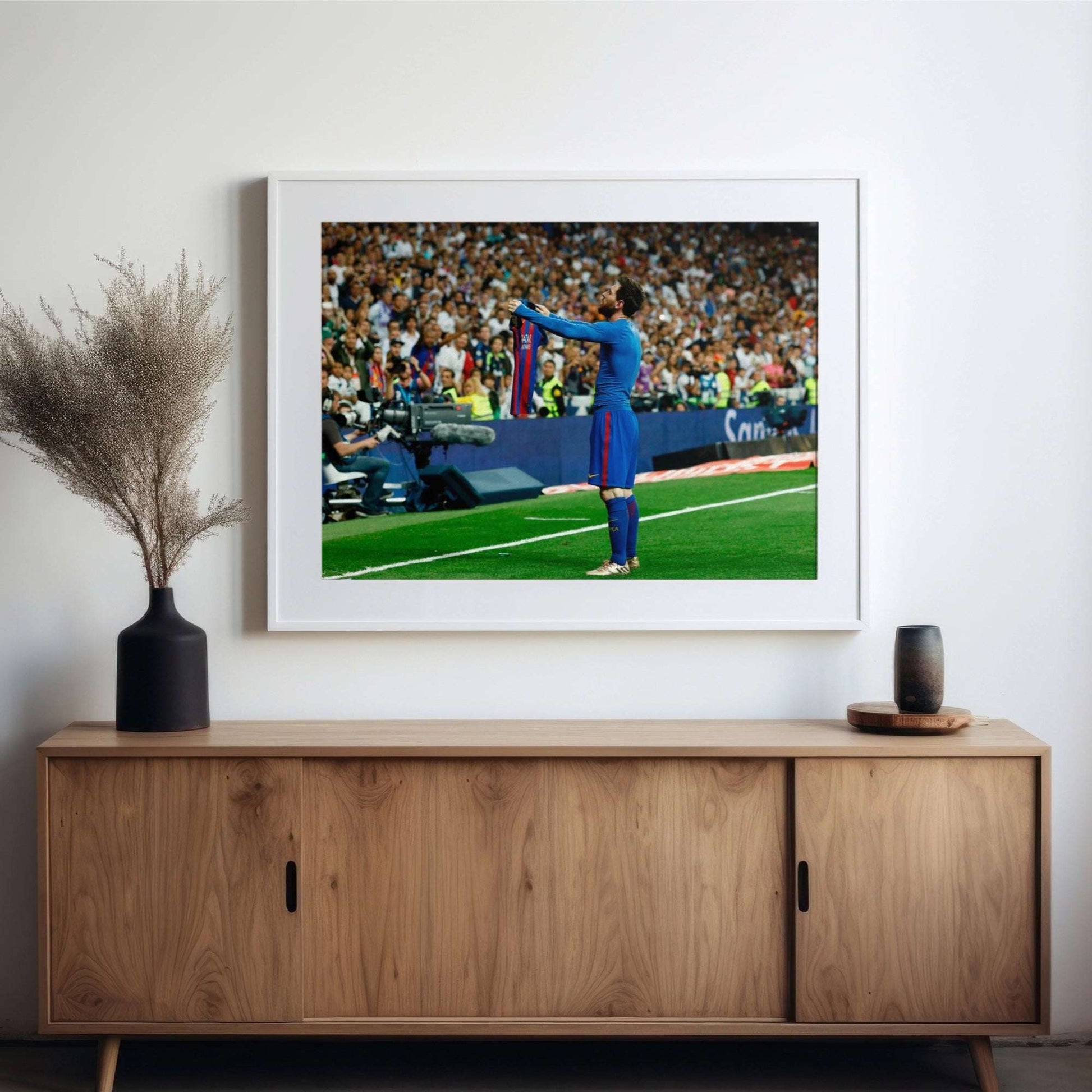 Legendary Moment: Lionel Messi Late Winner Against Real Madrid Poster