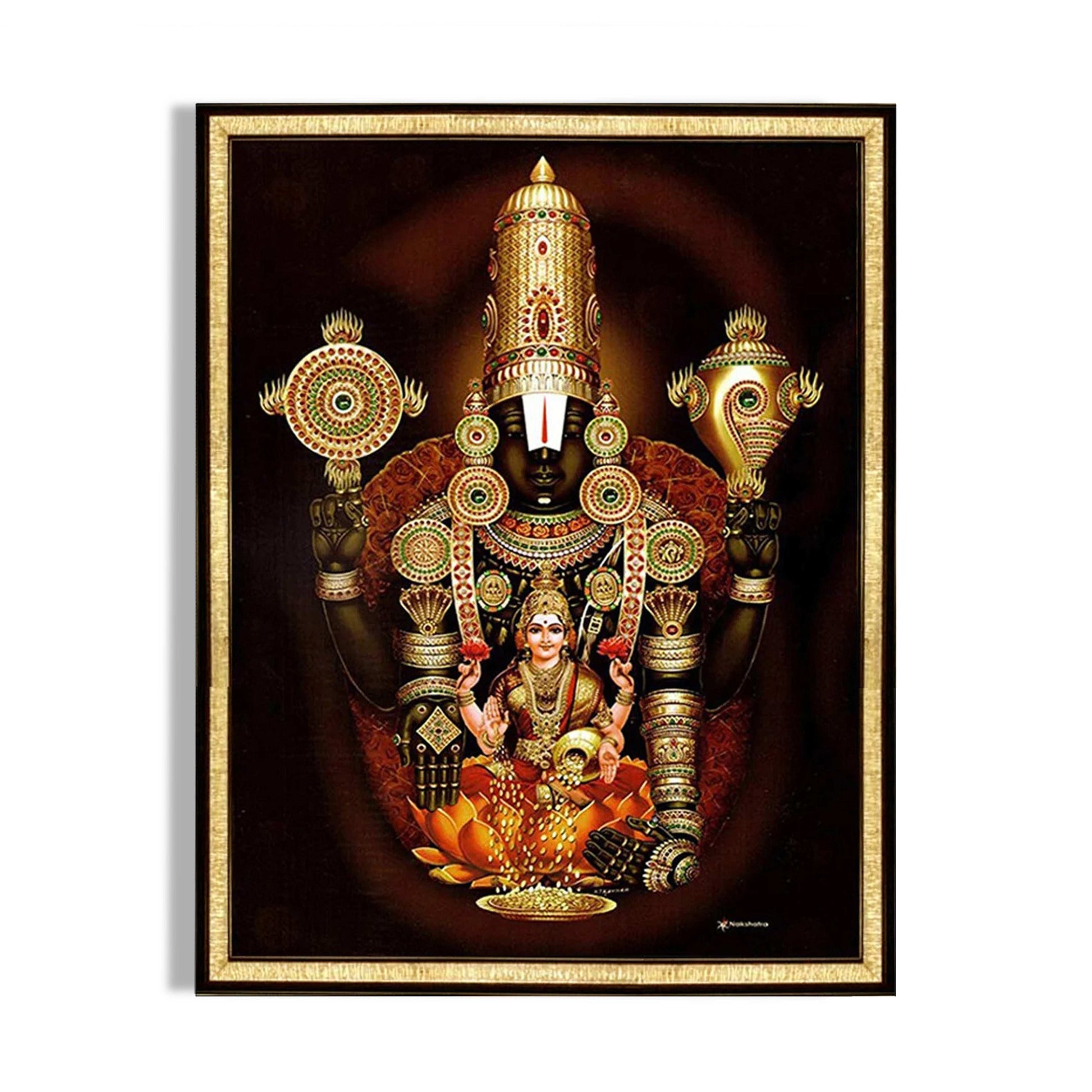 Perumal, Venkateswara, Balaji with Lakshmi
