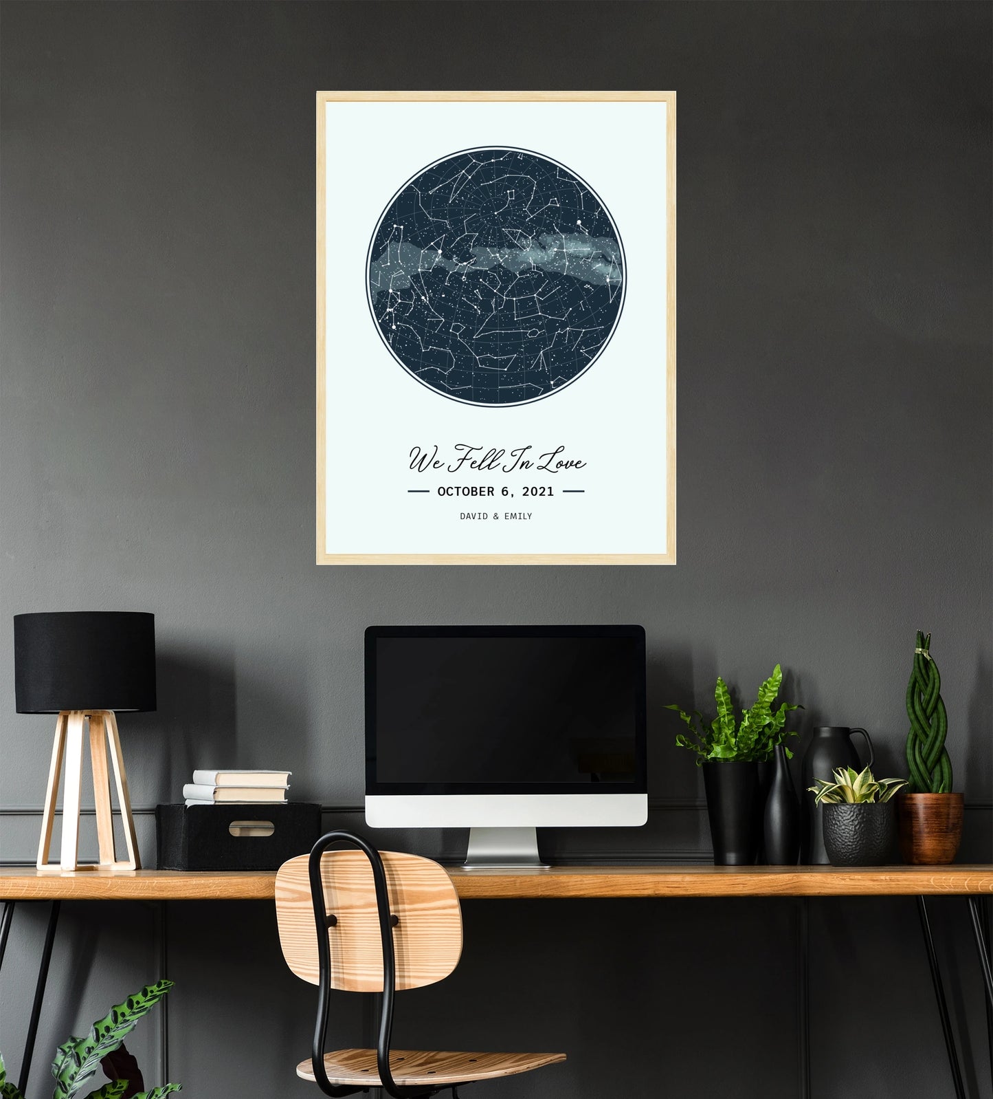 Personalized - When We Fell in Love Poster - Celestial Map