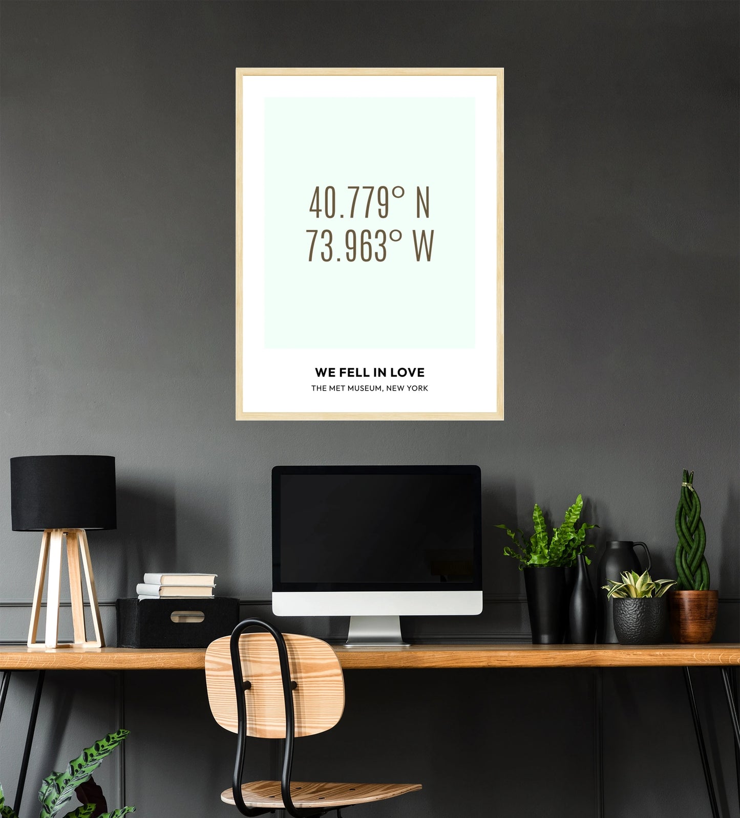 Custom - Where We Fell in Love Poster - Coordinates