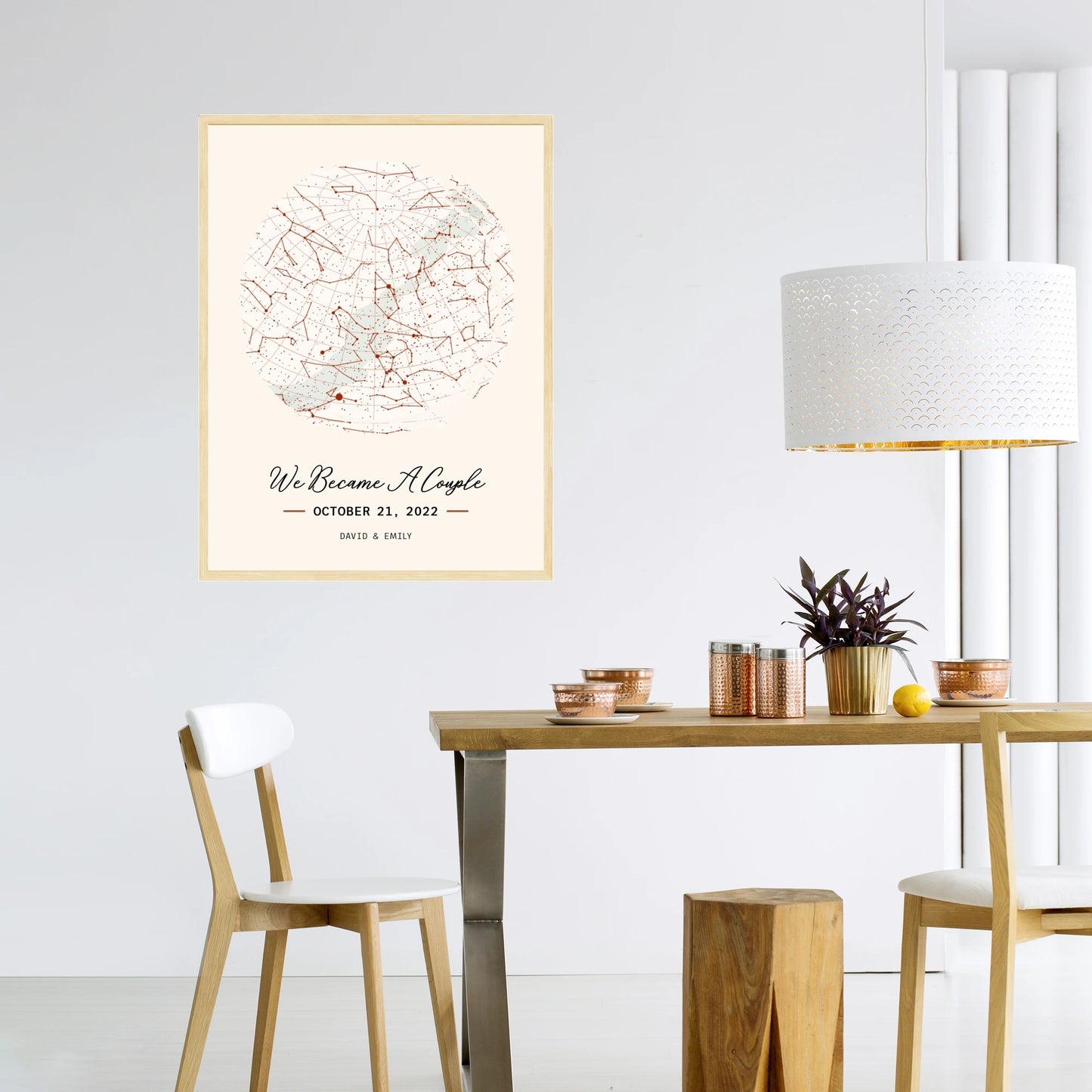 Personalized - When We Fell in Love Poster - Celestial Map