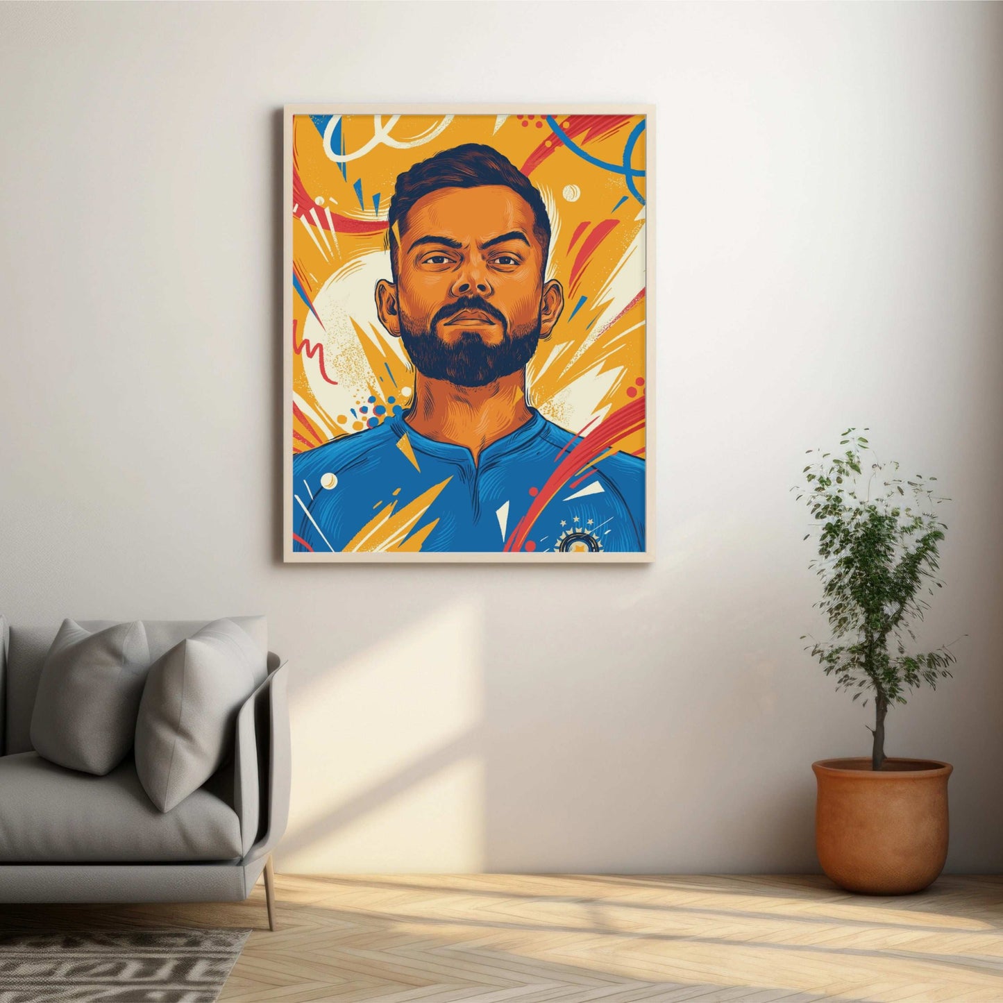 Virat Kohli - Pop Art Frame 36 x 48
