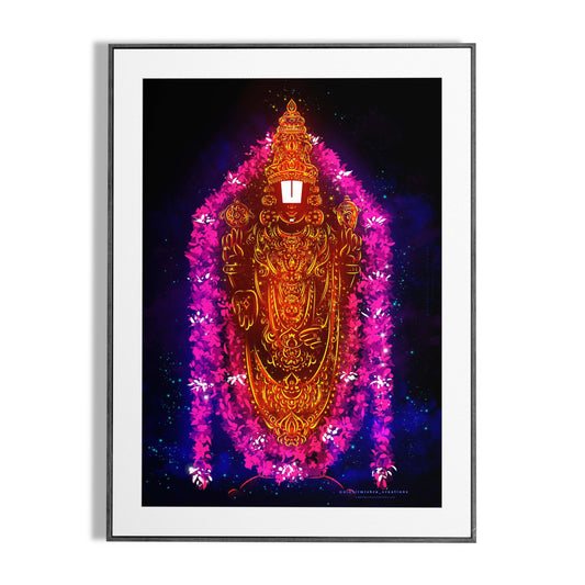 Shri Venkateswara Painting - Om Namo Venkatesaya