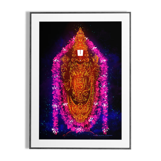 Shri Venkateswara Painting - Om Namo Venkatesaya