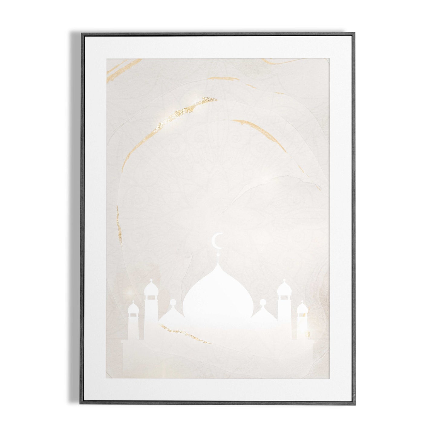 Ethereal Serenity Mosque - Aesthetic Islamic Art Print