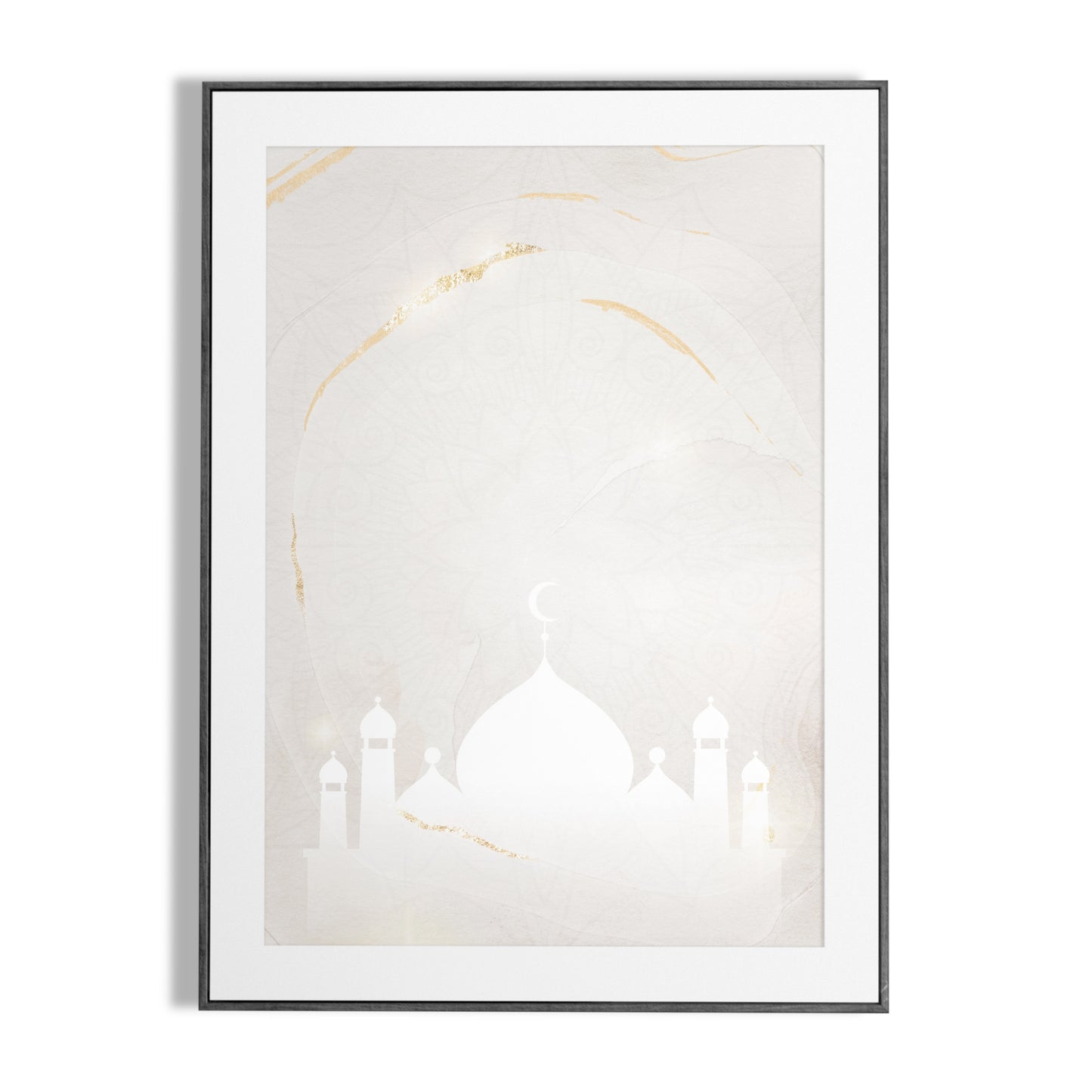 Ethereal Serenity Mosque - Aesthetic Islamic Art Print
