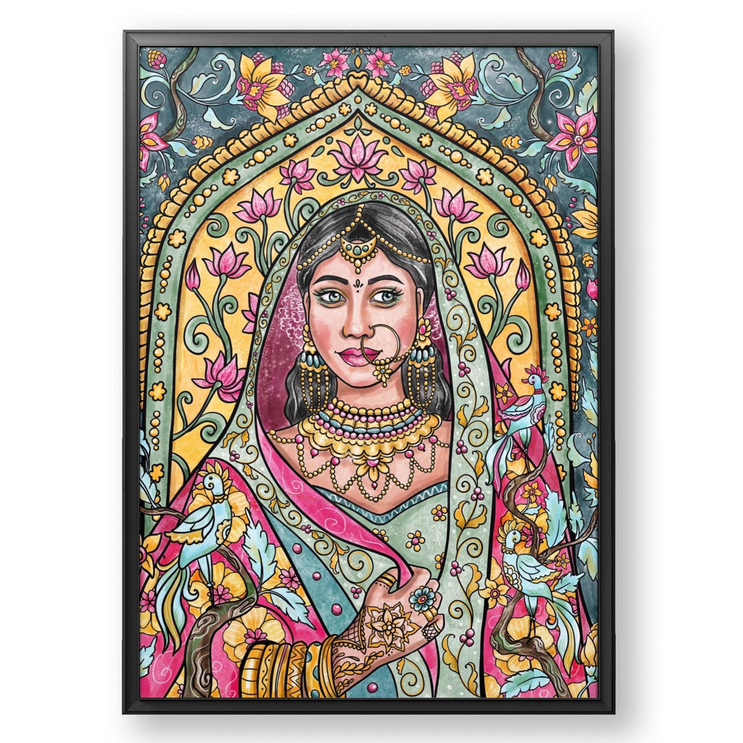 Captivating Elegance: Indian Woman in Saree