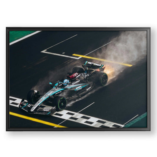 Formula 1 car poster