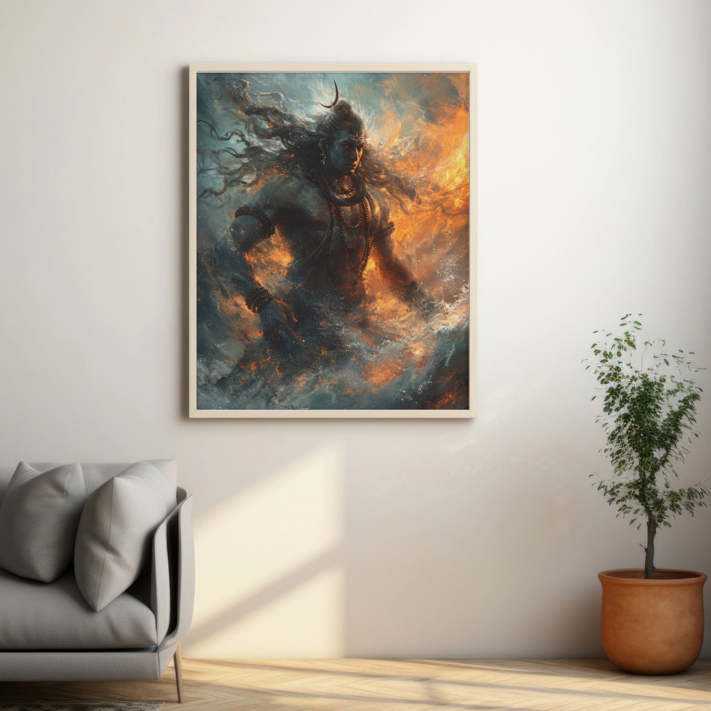 Shiva in Cosmic Waves