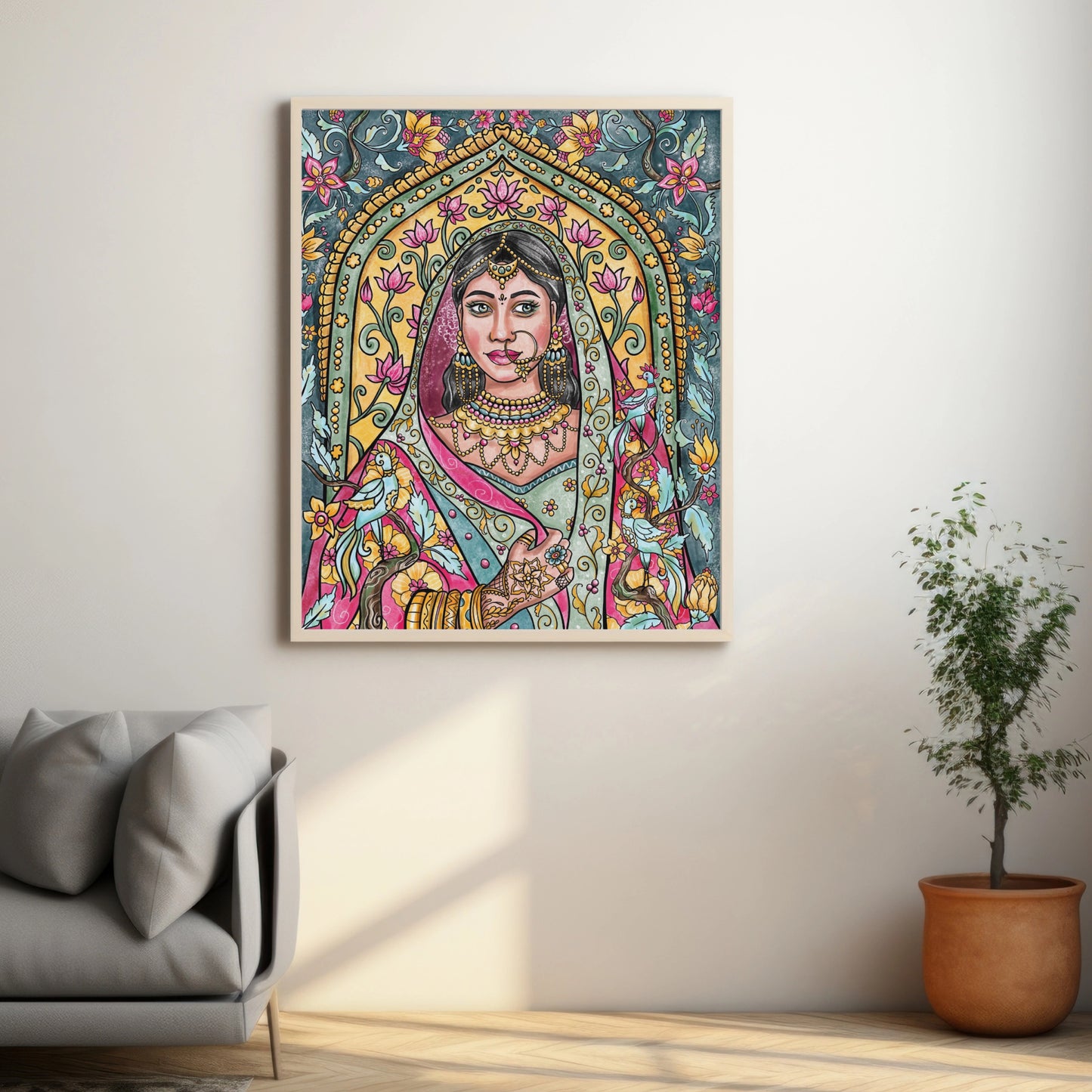 Captivating Elegance: Indian Woman in Saree