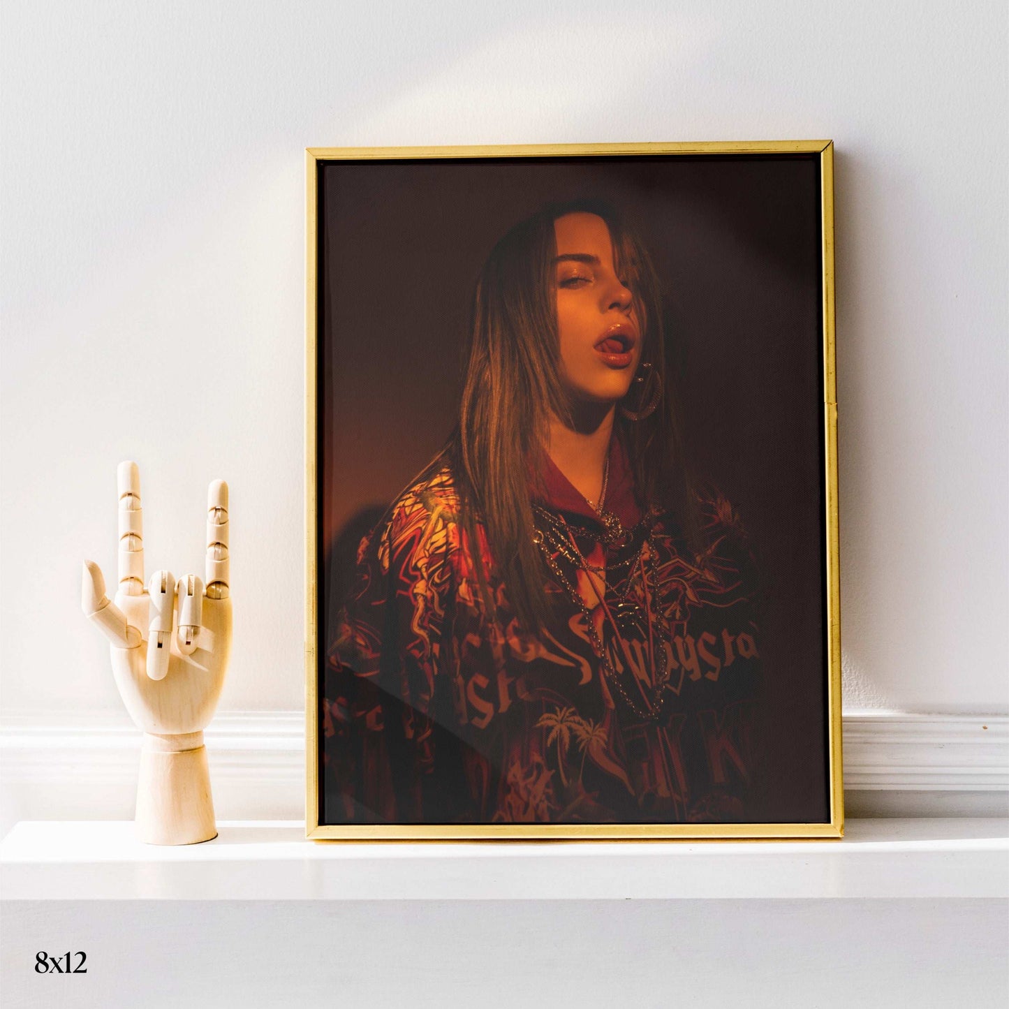 Billie Eilish Portrait – Bold and Iconic