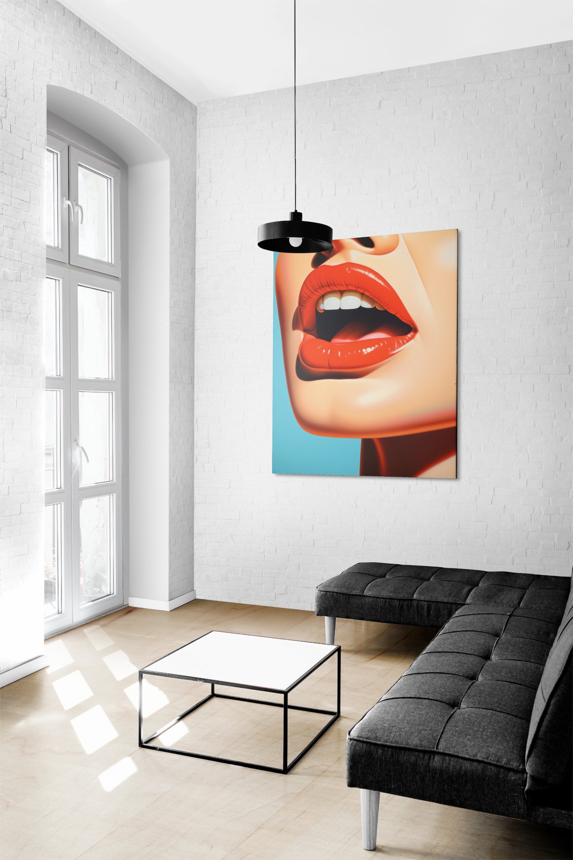 "Lip Mouth Headshot Portrait Lipstick" AI-Art