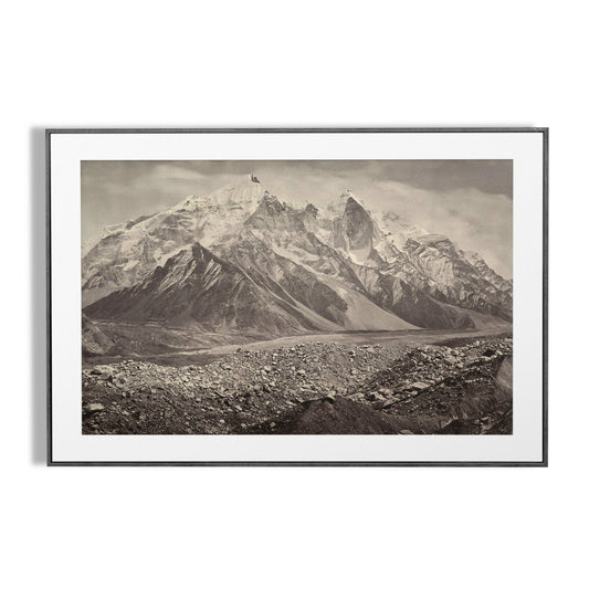 Bourne and Shepherd - Gangootri Glacier and the Snowy Himalayan-Mountains (1865)