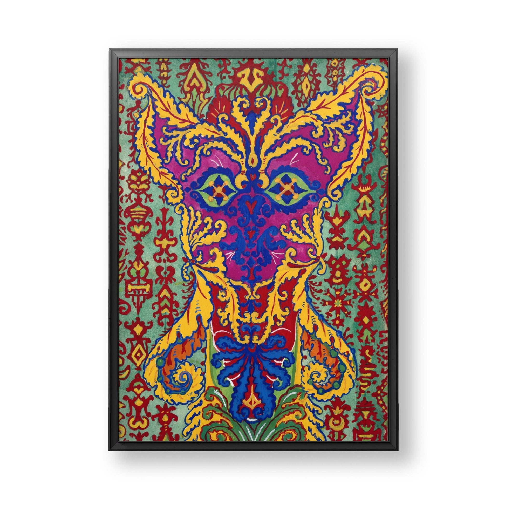 A Cat Standing on Its Hind Legs by Louis Wain