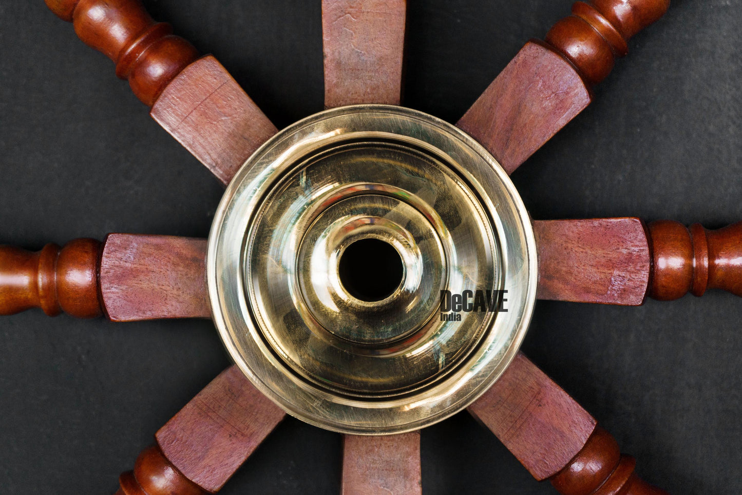 Luxury Wooden Ship Wheel, Steering Wheel, Beach House, Vintage Décor, Marine Décor