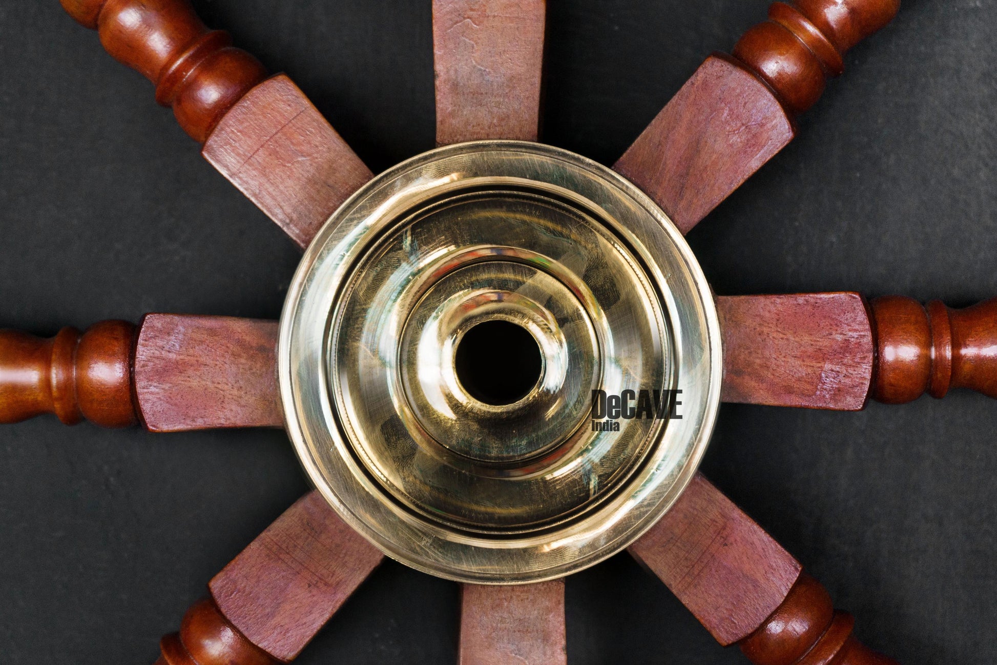 Luxury Wooden Ship Wheel, Steering Wheel, Beach House, Vintage Décor, Marine Décor