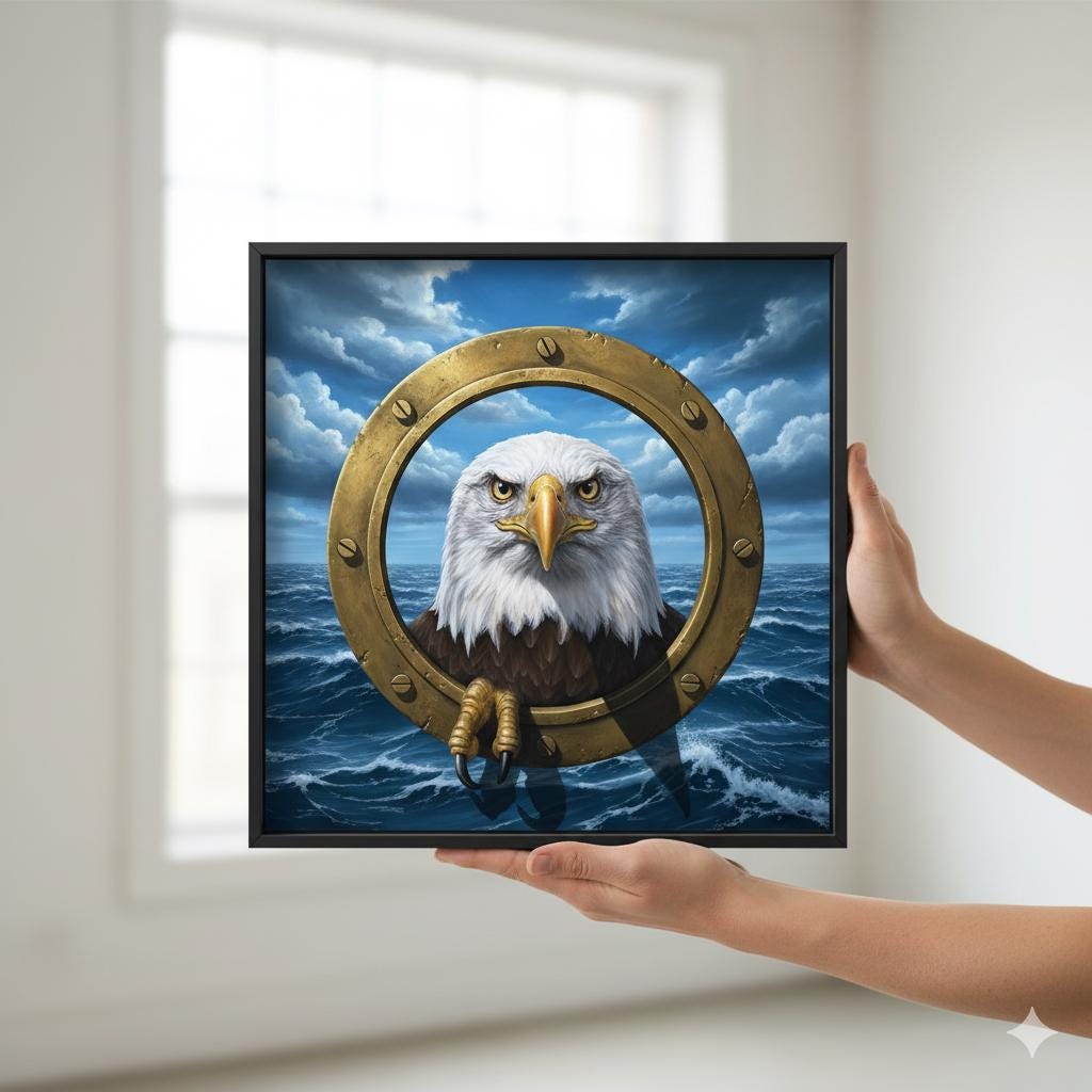 Curious Owl 3D Illusion Painting Woodland Wall Art Framed Print Acrylic Forest Decor Ready to Hang