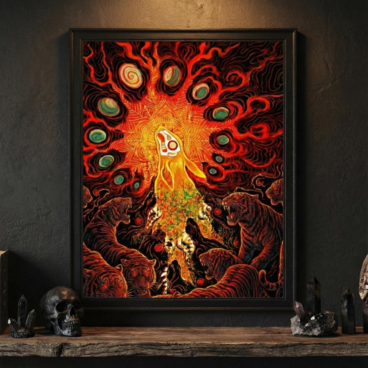 El-Ahrairah Lustre Print | Watership Down Spiritual Framed Art