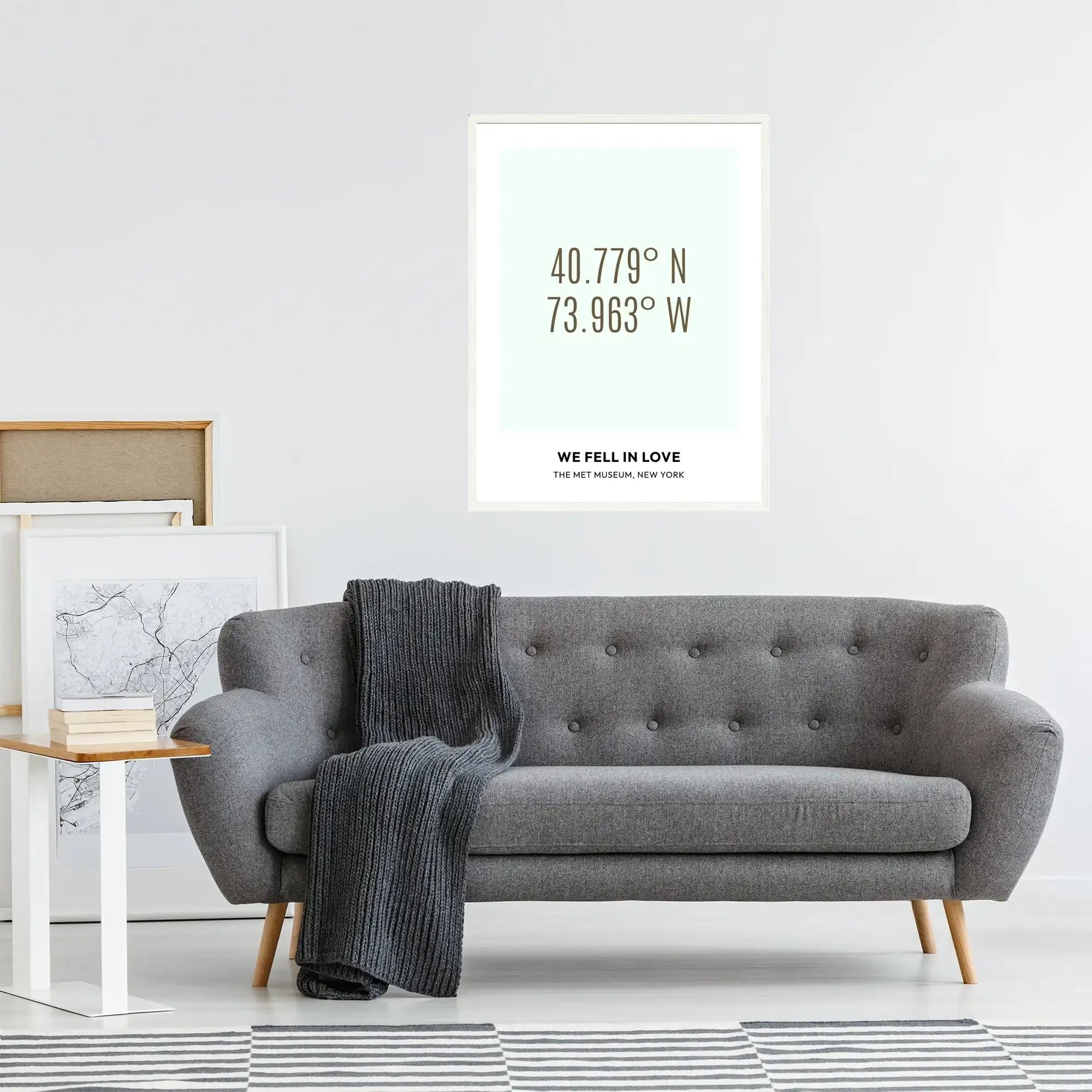 Custom - Where We Fell in Love Poster - Coordinates
