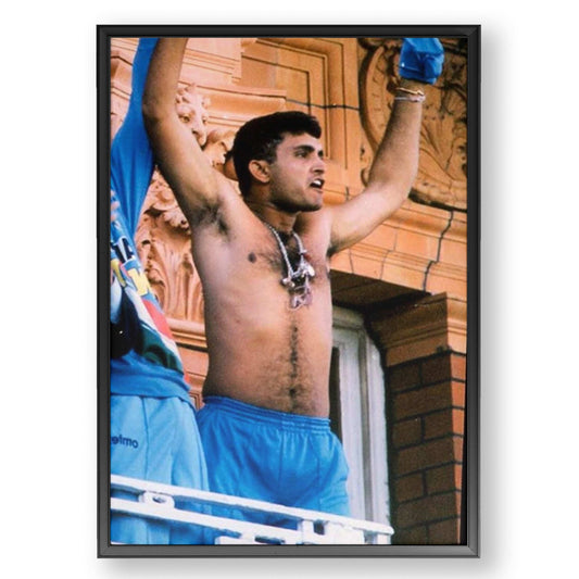 Iconic Dada's Shirtless Moment : Sourav Ganguly Poster