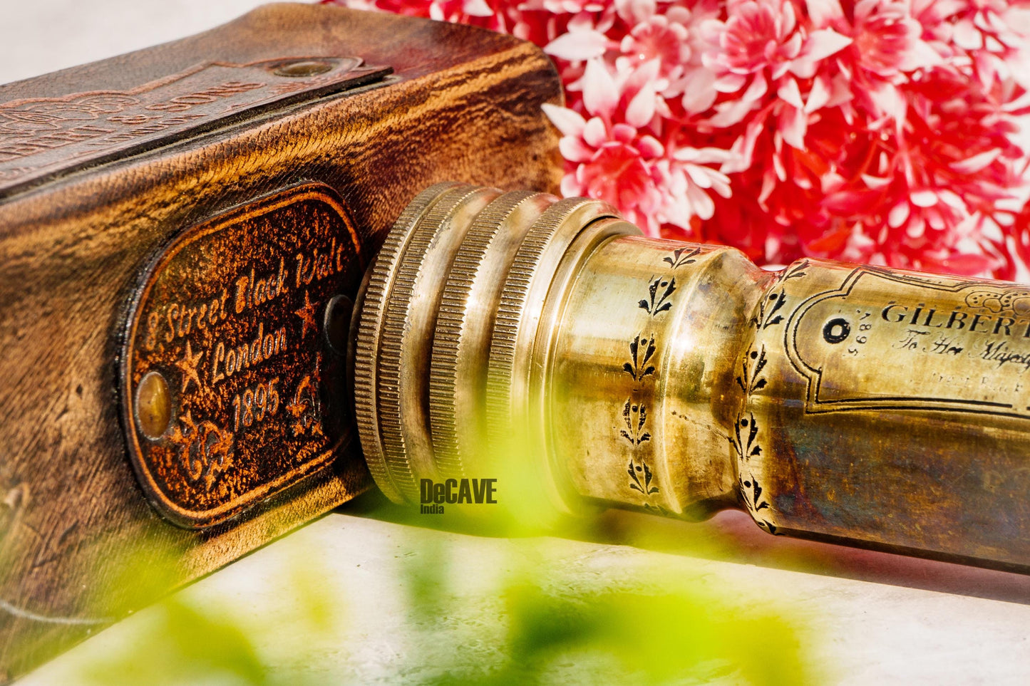 Brass Kaleidoscope Gilbert & Sons | Handmade 1895 Replica | British Royal Navy Optical Toy | Antique Nautical | Collectible Gift Décor