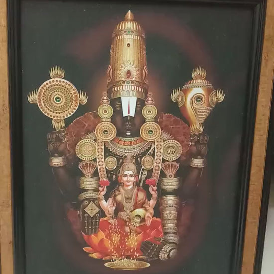 Perumal, Venkateswara, Balaji with Lakshmi--DECAVE INDIA-DECAVE INDIA