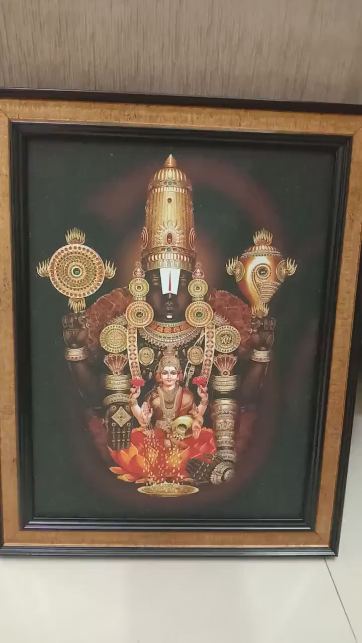 Perumal, Venkateswara, Balaji with Lakshmi--DECAVE INDIA-DECAVE INDIA